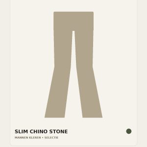 Slim Chino Stone